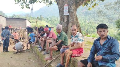 Photo of चौतारीमा थकाई मार्दै