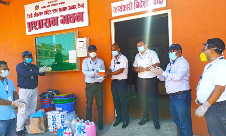 Photo of स्वास्थ्य सामग्री हस्तान्तरण