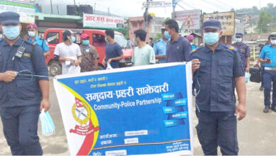 Photo of तनहुँको डुम्रे बजारमा तपाईको मास्क खोई अभियान