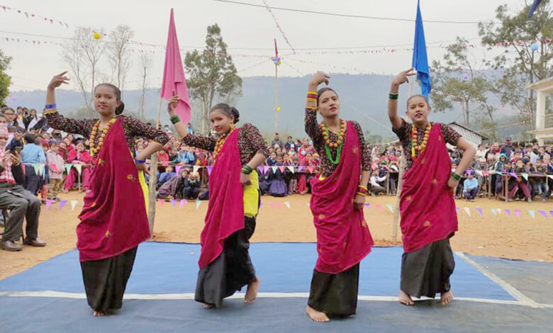 Photo of विद्यार्थीको स्वागत नृत्य