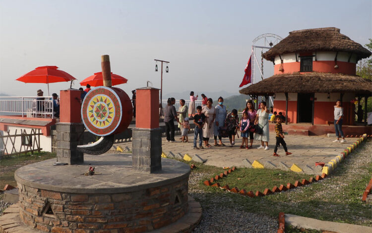 Photo of भिमादको मगर भिलेजमा आन्तरिक पर्यटकको भिड (फोटोफिचर)