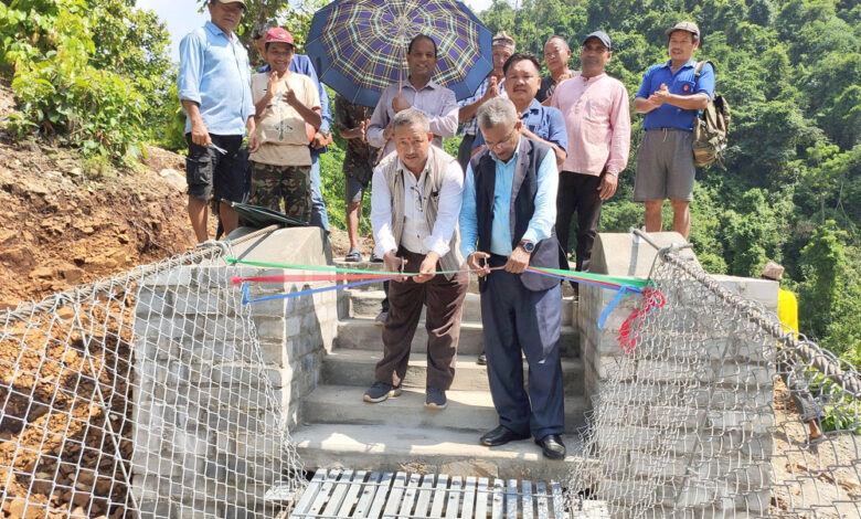 Photo of दुइ पालिका जोड्ने झोलुङ्गे पुल उद्घाटन