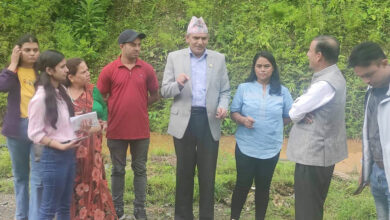 Photo of सासंद सिग्देलद्वारा संघीय बजेटबाट निर्माणाधिन विभिन्न योजनाको अनुगमन