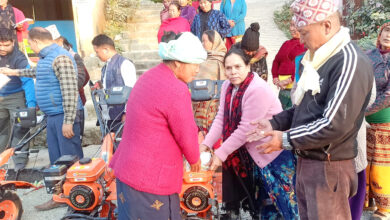 Photo of कृषकलाई अनुदानमा हाते ट्याक्टर