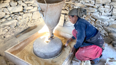 Photo of घट्टमा मकै पिसानी