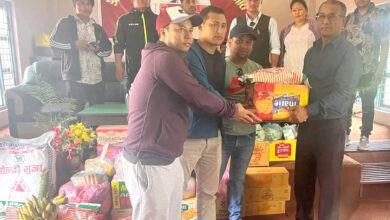 Photo of वृद्धाश्रामलाई खाद्यन्न सहयोग