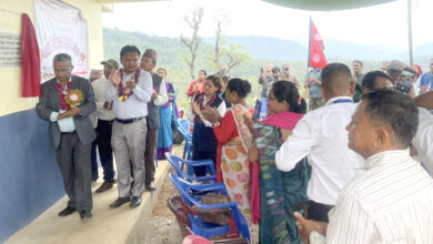 Photo of स्वास्थ्य चौकीको उद्घाटन