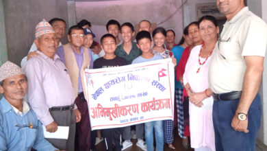 Photo of क्षयरोग सम्बन्धी अभिमुखिकरण