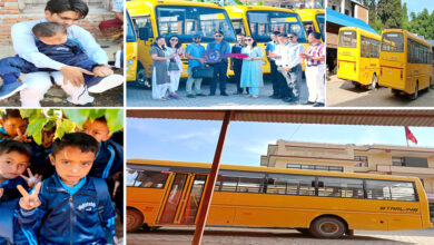 Photo of सामुदायिक विद्यालयका लागि आँवुखैरेनीले खरिद गर्‍यो दुइ वटा बस