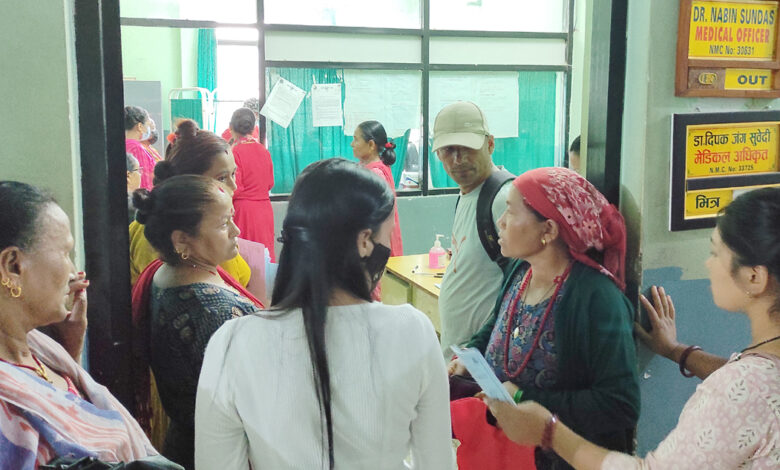 Photo of उपचारको पालो पर्खाइ