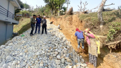 Photo of उपभोक्ताको लागत सहभागितामा बाटो ढलान