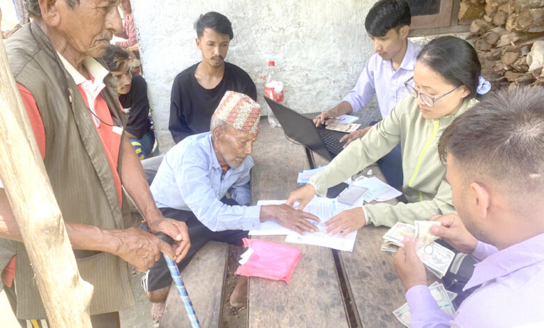 Photo of घरटोलमै सामाजिक सुरक्षाभत्ता