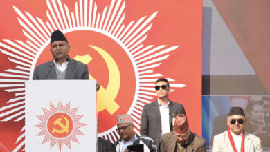 Photo of राष्ट्रलाई भ्रममा पार्ने षडयन्त्रका विरुद्ध एमालको जागरणसभा : महासचिव पोखरेल