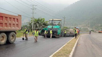 Photo of पृथ्वीराजमार्गकोे आँवुखैरेनी–जामुने (पूर्वी) खण्डमा दोस्रो चरणको कालोपत्र सुरु