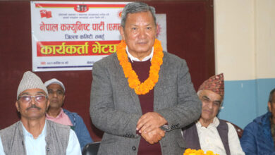 Photo of राजनीतिक स्थिरताका लागि कांग्रेस र एमालेको सरकार : सञ्चारमन्त्री गुरुङ