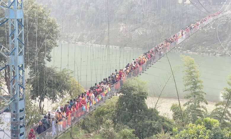 Photo of देवघाट आएका भक्तजन