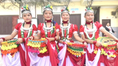 Photo of साँस्कृतिक नृत्यको तयारीमा विद्यार्थी