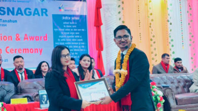 Photo of जेसिआइद्वारा पत्रकार आचार्य सम्मानित