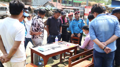 Photo of गण्डकी प्रदेशको मुख्य नाका आँबुखैरेनीको बेनीटारमा लापसे परीक्षण