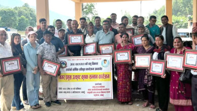 Photo of भानु नगरपालिकाद्वारा २० जना उत्कृष्ट कृषकलाई सम्मान
