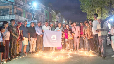 Photo of स्थापना दिवसमा दीप प्रज्वलन