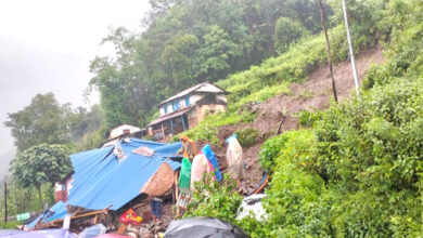 Photo of पर्वतको लाङ्दी पहिरो : पुरिएका दम्पतीमध्ये श्रीमान् मृत फेला, श्रीमतीको खोजी जारी