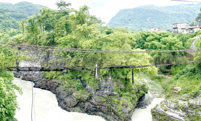 Photo of भिमादको ऐतिहासिक झोलुङ्गेपुल