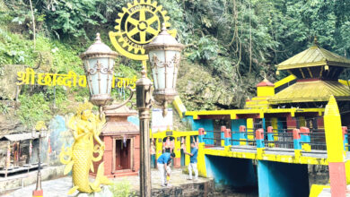 Photo of छाब्दीबराही मन्दिर क्षेत्रमा सडक बत्ती जडान गरी हस्तान्तरण