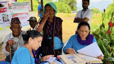 Photo of घरदैलोमा सेवा पाउँदा स्थानीय खुसी