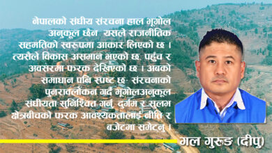 Photo of संघीय संरचना : भूगोलअनुकूल कि राजनीतिक सहमतिको परिणाम ?