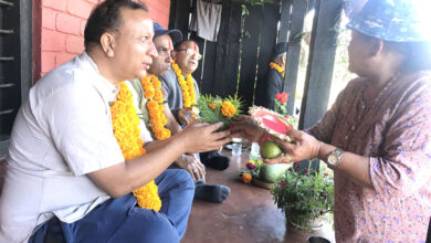 Photo of पाहुनालाई स्वागत