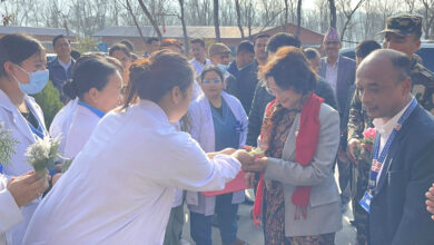 Photo of स्वास्थ्यमन्त्री गौतमद्वारा जिपी कोइराला उपचार केन्द्रको निरीक्षण