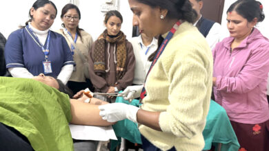 Photo of स्वास्थ्यकर्मीहरुलाई तालिम