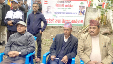 Photo of कांग्रेस नयाँ ऊर्जा, परिष्कृत सोच र जनउत्तरदायी कार्यशैलीसहित जनताको घरदैलमा : उम्मेदवार भट्टराई