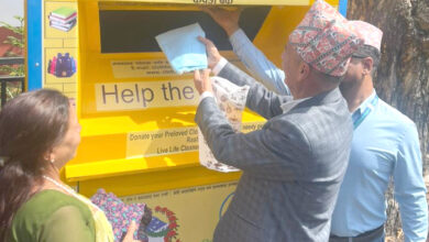 Photo of तनहुँको भिमादमा ‘क्लोथिङ डोनेसन बक्स’ स्थापना