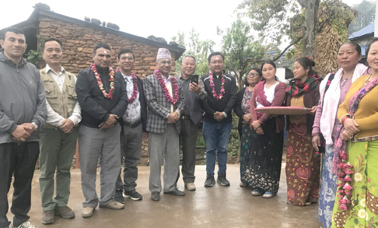 Photo of रम्सी होमस्टेमा पाहुनको स्वागत
