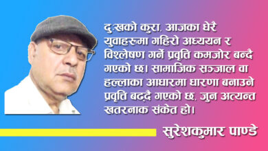 Photo of युवा पुस्ता दूरदर्शी नहुनु राष्ट्रघातको संकेत