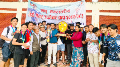 Photo of भानु नगर स्तरीय खेलकुद प्रतियोगितामा वडा नं. ३ र ७ च्याम्पियन