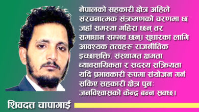 Photo of नेपालको सहकारी क्षेत्रको संरचनात्मक संकट