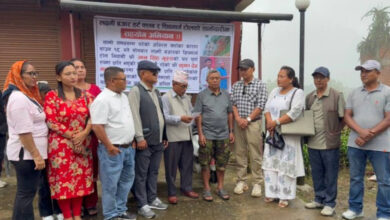 Photo of पहिरोपीडित परिवारलाई एक लाख एक हजार सहयोग