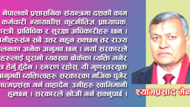 Photo of युवाको उत्साह, अनुभव र विधिको शासन