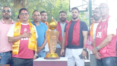 Photo of नेपाल भलिबल लिग विजेता अन्नपूर्ण स्पाइकर किङ्ग्सलाई दमौलीमा भव्य स्वागत