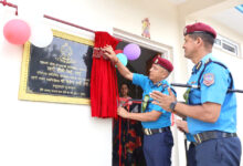 Photo of किहुँ प्रहरी चौकीको नवनिर्मित भवन उद्घाटन