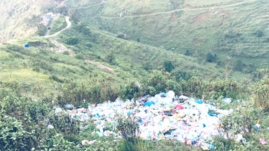 Photo of भिमादको लिलिङकोटमा प्लाष्टिकजन्य फोहोरको थुप्रो